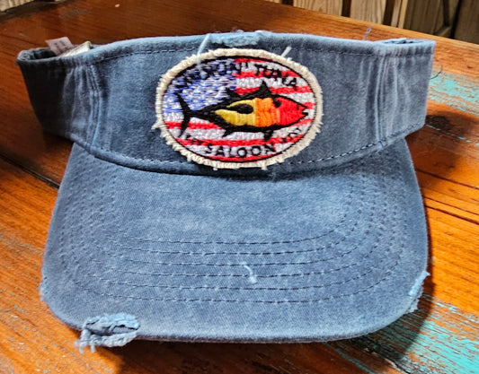 Flag Visors Distressed