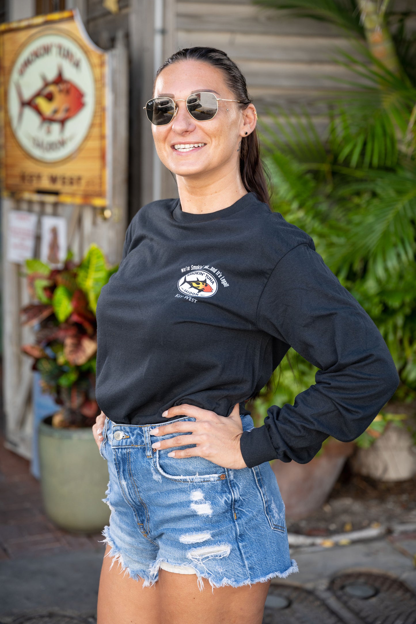 Flamin' Fish Long Sleeve Tee