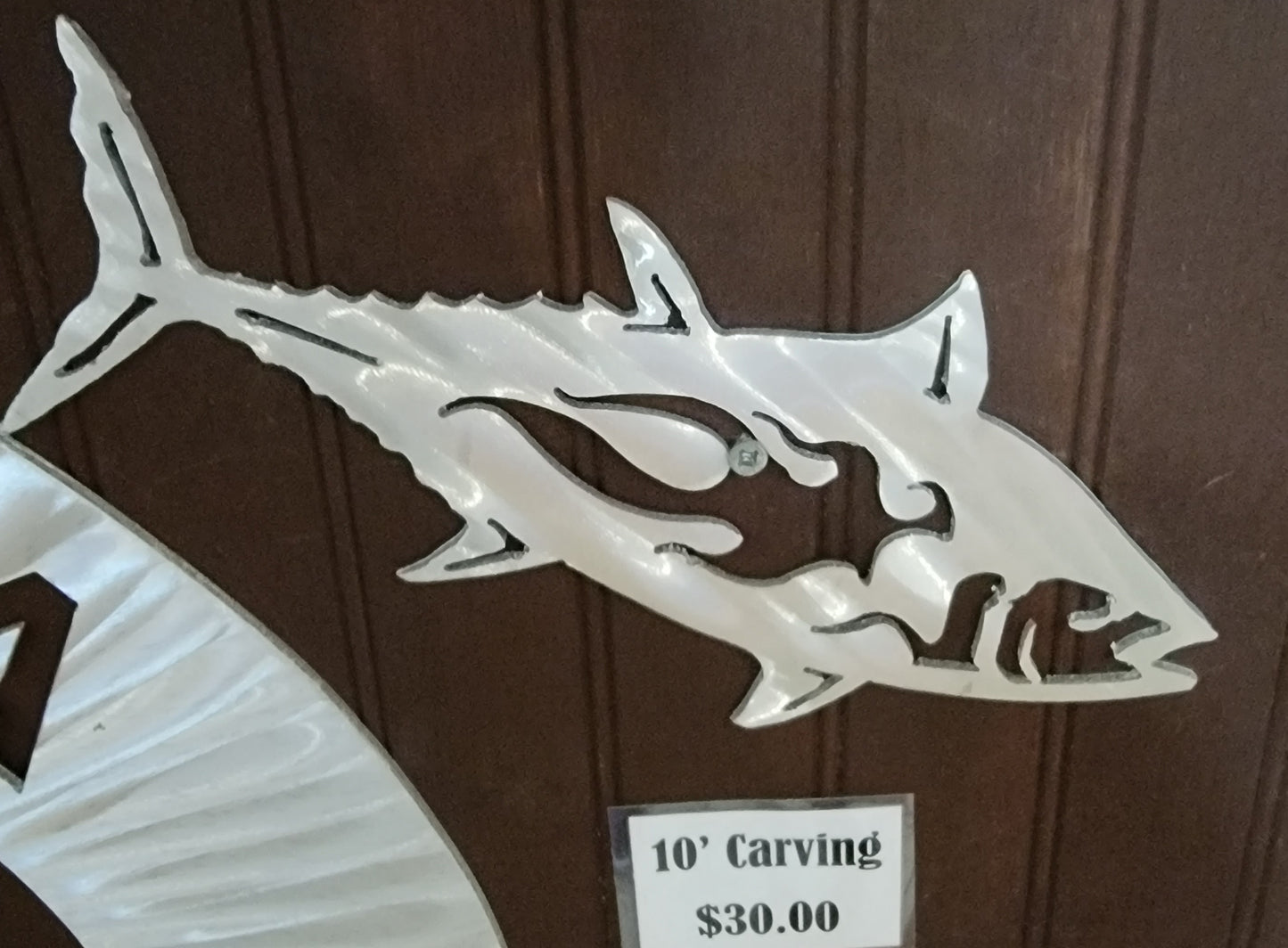 Smokin tuna Metal Carvings..