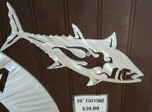 Smokin tuna Metal Carvings..