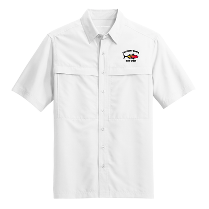 Smokin' Tuna Saloon Embroidered Performance Fishing Shirt (Made to Order)