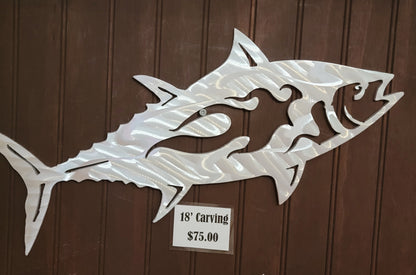 Smokin tuna Metal Carvings..